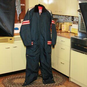 United Vintage Snow Suit Winter Snowmobile Coveralls